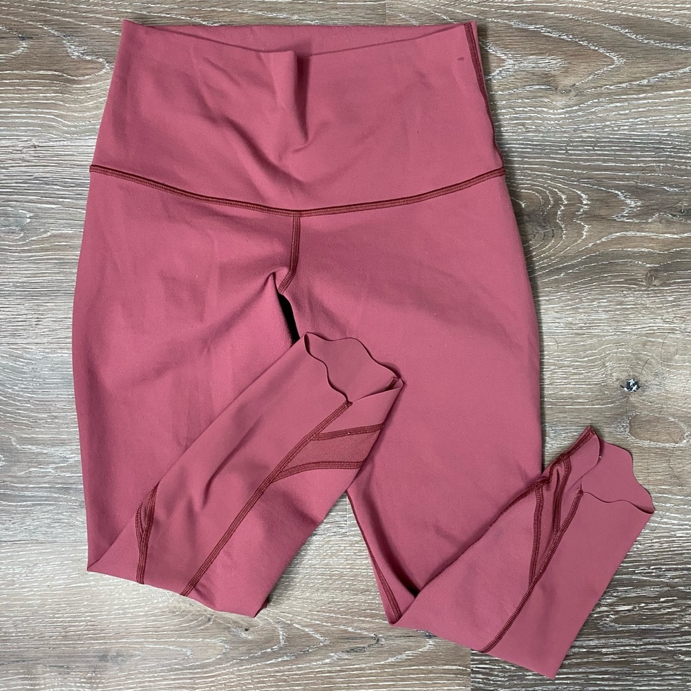 Women's High-Waisted Pink Leggings